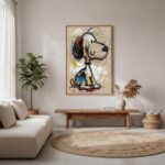 Graffiti Style Snoopy Art | Neo-Expressionist Painting #AA 473 - Image 9