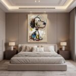Graffiti Style Snoopy Art | Neo-Expressionist Painting #AA 473 - Image 6