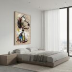 Graffiti Style Snoopy Art | Neo-Expressionist Painting #AA 473 - Image 7