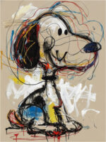 Graffiti Style Snoopy Art | Neo-Expressionist Painting #AA 473