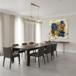 Colorful Abstract Expressionist Canvas Art | Modern Living Room Decor #AA 527 - Image 5