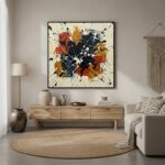 Explosive Abstract Expressionist Canvas | Modern Living Room Art #AA 528 - Image 7