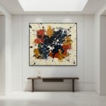 Explosive Abstract Expressionist Canvas | Modern Living Room Art #AA 528 - Image 8