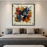 Explosive Abstract Expressionist Canvas | Modern Living Room Art #AA 528 - Image 5