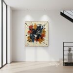 Explosive Abstract Expressionist Canvas | Modern Living Room Art #AA 528 - Image 6