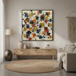 Vibrant Multi-Color Abstract Canvas Art | Modern Wall Decor #AA 529 - Image 8