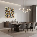 Vibrant Multi-Color Abstract Canvas Art | Modern Wall Decor #AA 529 - Image 3