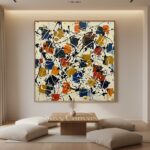 Vibrant Multi-Color Abstract Canvas Art | Modern Wall Decor #AA 529 - Image 2