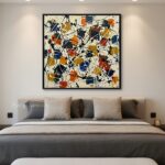 Vibrant Multi-Color Abstract Canvas Art | Modern Wall Decor #AA 529 - Image 6