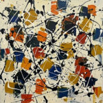 Vibrant Multi-Color Abstract Canvas Art | Modern Wall Decor #AA 529