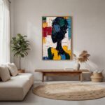 Textured Abstract Impressionist Art | Bold Impasto Canvas Print #AA 532 - Image 8