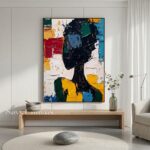 Textured Abstract Impressionist Art | Bold Impasto Canvas Print #AA 532 - Image 9