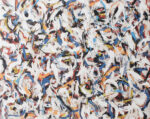 Original Large Colorful Abstract Art on Canvas #TC 140