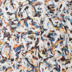 Original Large Colorful Abstract Art on Canvas #TC 140
