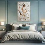 3D Textured Female Portrait - Modern Art Decor #TB 008 - Image 3