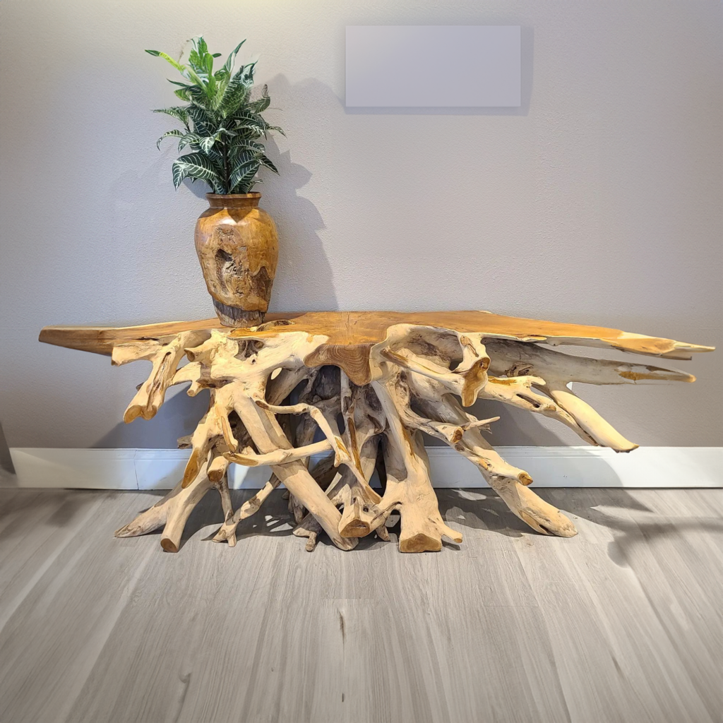 How to Keep Your Solid Wood Furniture Looking Brand New teak root console table b4a38d1f 0545 4397 9ad1 45c1a3adffc2 1.png